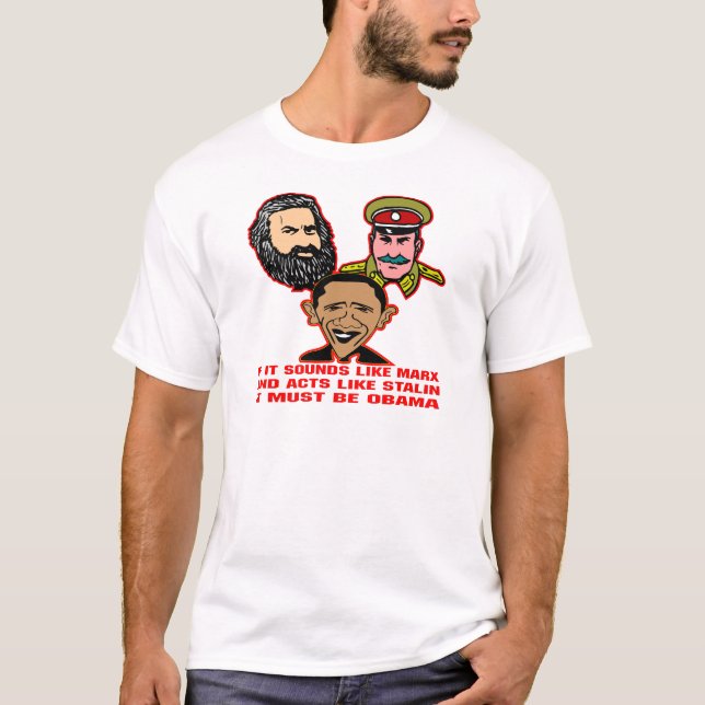 T-shirt Ressemble à de Marx que les Lois comme Stalin (Devant)