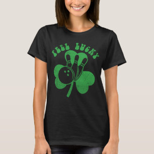 T-shirt Ressentez Lucky Shamrock Bowling Ball Skittles Gre
