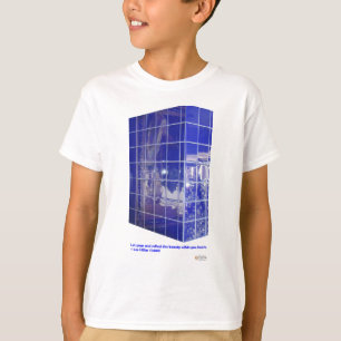 T-shirt Ressort chaud, AR BlueTile Reflection Cadeaux