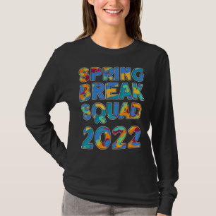 T-shirt Ressort Spring Break Squad 2022 Groupe de jumelage