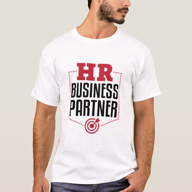 T-shirt Ressources humaines pour les partenaires professio (Devant)