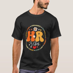 T-shirt Ressources humaines Vibes humaines Analyste Appréc