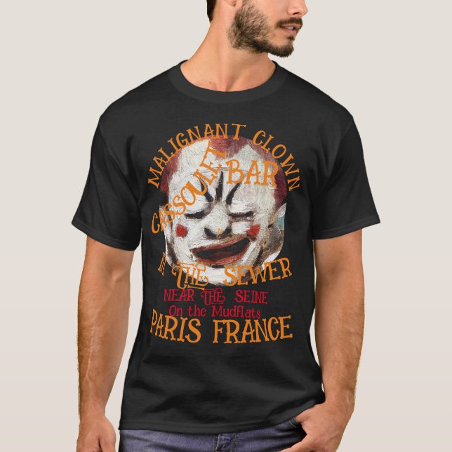 T-shirt Restaurant Bar à Tiki de Nuit de Clown Toga 2024  (Devant)
