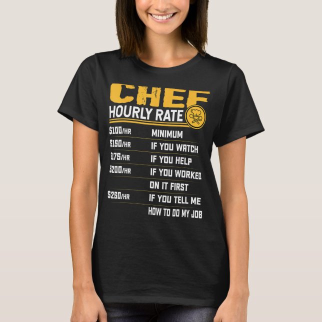 T-shirt Restaurant Cuisine Cuisine Cuisine Cuisine Cuisine (Devant)
