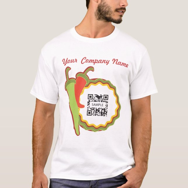 T-shirt Restaurant de Mexicain de modèle de chemise (Devant)
