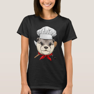 T-shirt Restaurant Otter Chef Cuisine Cuisine Cuisine Cuis