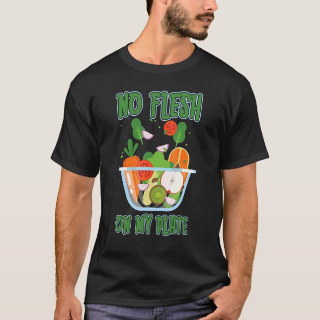 T-shirt Restaurant végétalien végétalien végétarien (Devant)