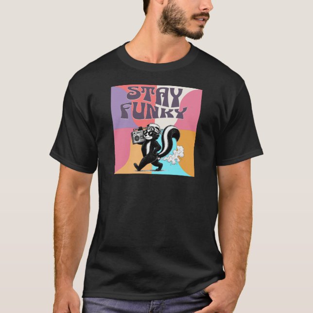 T-shirt Reste funky skunk (Devant)