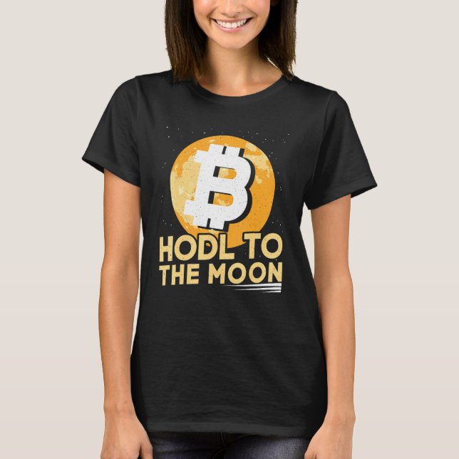 T-shirt Reste Juste Pour Chère Vie Bitcoin (Devant)