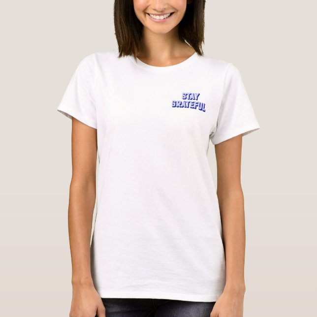 T-SHIRT RESTE RECONNAISSANTE (Devant)