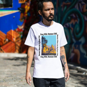 T-shirt Reste Sauvage, Enfant du Montana Nature Western