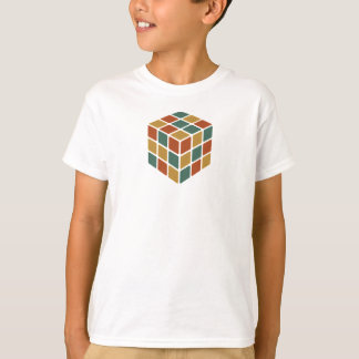 T-shirt Rester Cube | Puzzle de style rétro du cube logiqu
