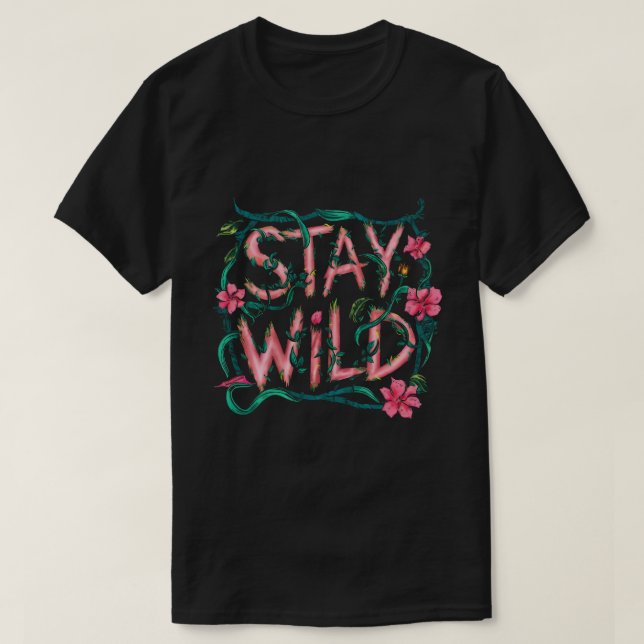 T-shirt Restez à l'abri (Design devant)