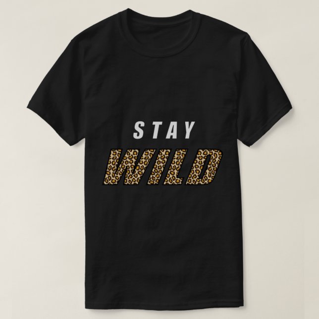 T-shirt Restez à Wild Ben Azelart (Design devant)