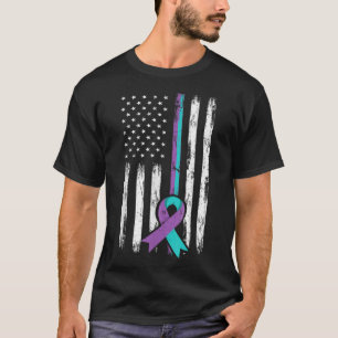 T-shirt Restez Au Courant De La Prévention Du Suicide
