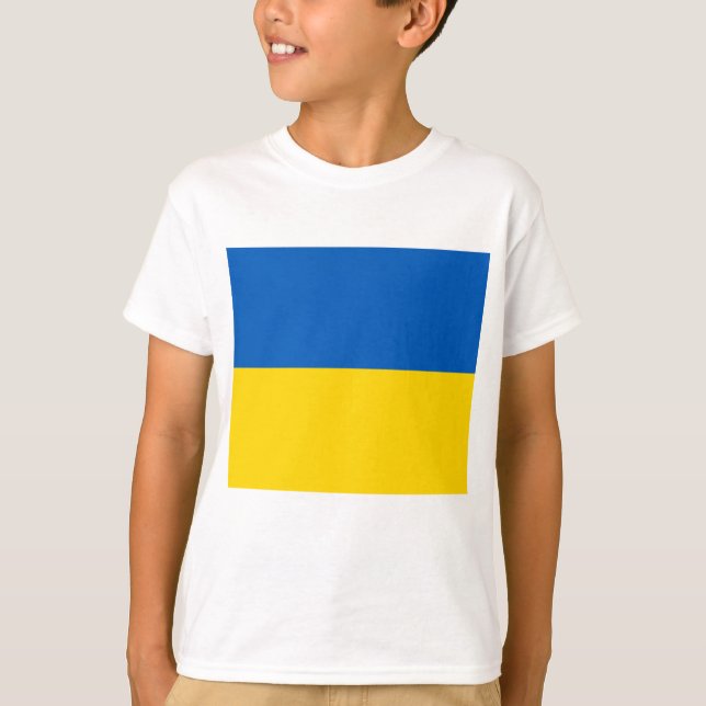 T-SHIRT RESTEZ AVEC L'UKRAINE ! (Devant)