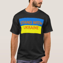 Restez avec l'Ukraine (noir T)