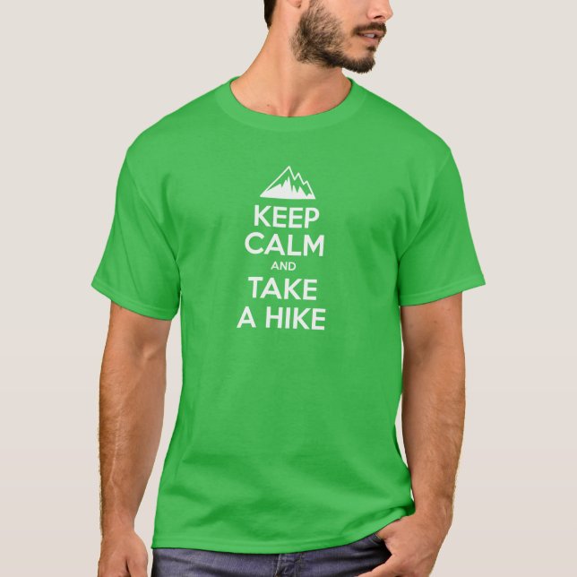 T-shirt Restez Calme Et Faites Une Randonnée (Devant)