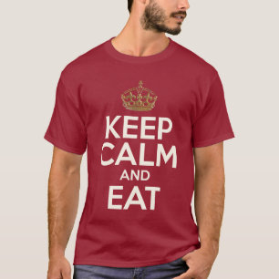 T-shirt Restez Calme Et Mangez