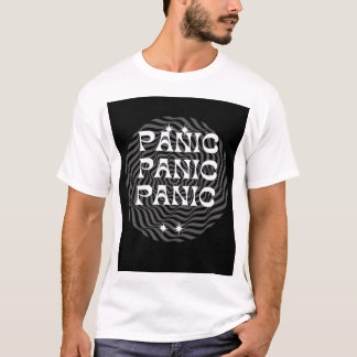 T-shirt "Restez calme et panique plus tard"