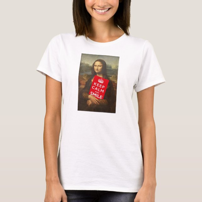 T-shirt Restez Calme Et Souriez (Devant)