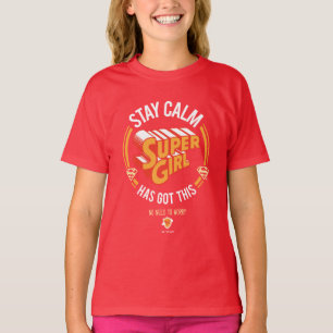 T-shirt Restez Calme Supergirl a eu ceci