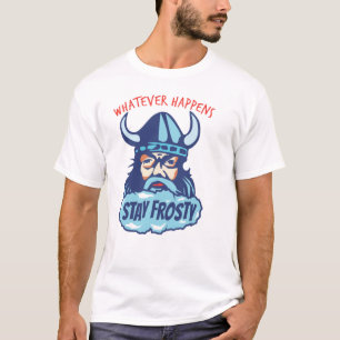 T-shirt Restez congelé