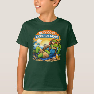 T-shirt Restez Cool Dino