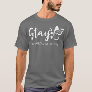 T-shirt Restez Demain A Besoin De Vous Semicolon Santé Men
