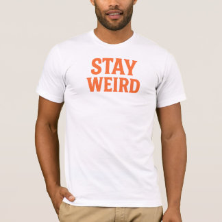 T-shirt Restez Drôle Vêtements de Rue Rétro