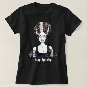 T-shirt Restez Éffrayant - Mariée de Frankenstein