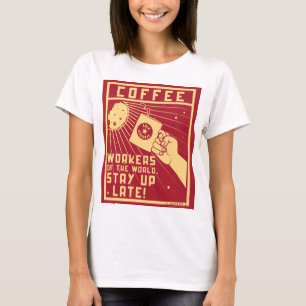 T-shirt Restez en retard