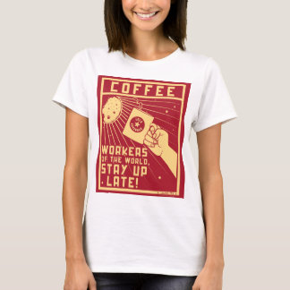 T-shirt Restez en retard