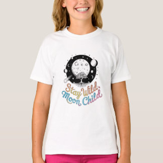 T-shirt Restez enfant de lune sauvage