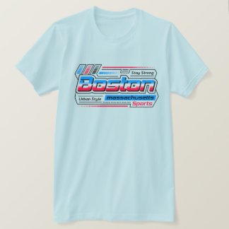 T-shirt Restez forts Boston Massachusetts Sports