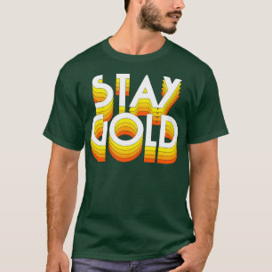 T-shirt Restez Gold