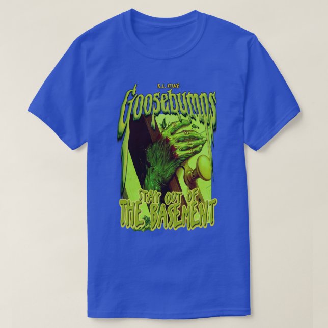 T-shirt Restez Hors Du Sous-Sol (Design devant)