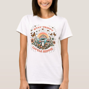 T-shirt Restez petite hippie