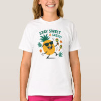 Restez Sucré et Sassy Amusant Graphique de l'Anana