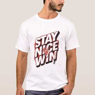 T-shirt Restez Sympa Gagnez Typographie Urbaine Design