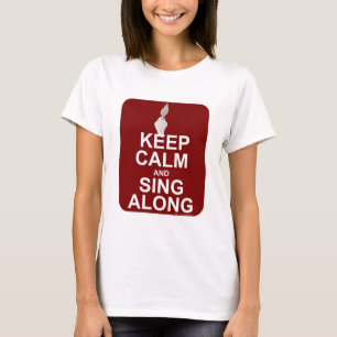 T-shirt Restez tranquille le long