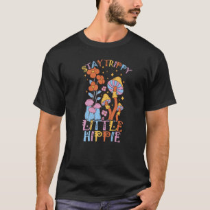 T-shirt Restez trippy petite hippie mycologie et mus magiq
