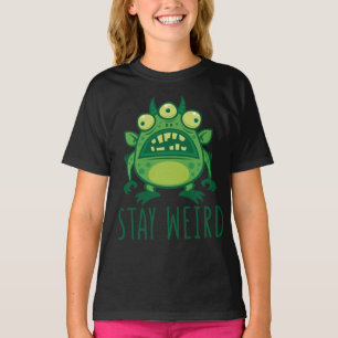 T-shirt Restez un monstre Alien bizarre