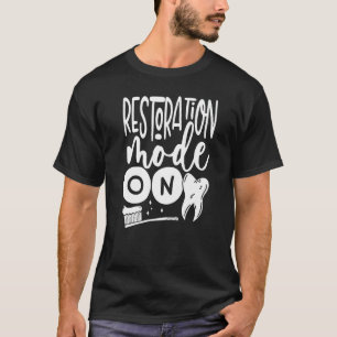T-shirt Restoration Mode On Orthodontic Dental Lab Technic