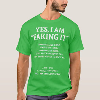 T-shirt Rétinoblastoma Conscience Je Le Fabrique Dans Ce F