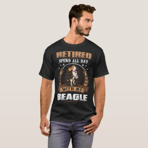 T-shirt Retiré dépensez la journée entière avec le T-s