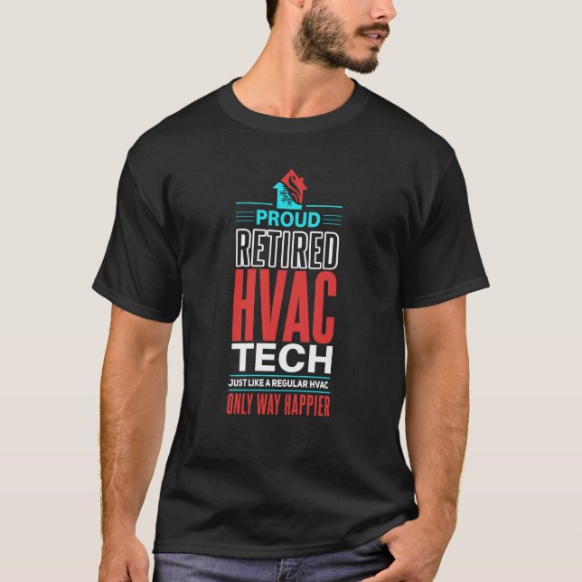 T-shirt Retired HVAC Tech  Retirement HVAC Technician (Devant)