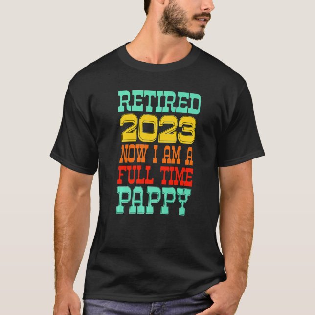 T-shirt Retired Pappy 2023 (Devant)