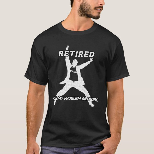 T-shirt Retirement Freedom No Work Pension Social Security (Devant)
