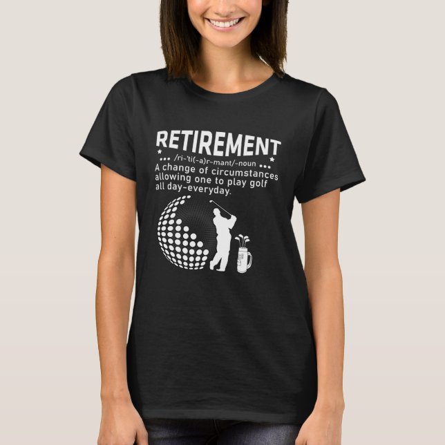 T-shirt Retirement Golf  Retired Golfers Awesome  Dad (Devant)